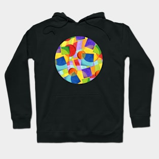 Candy Rainbow Geometric Hoodie